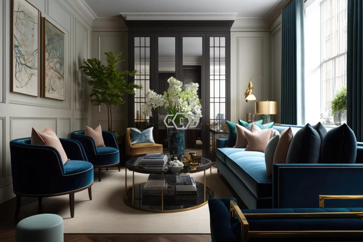 Luxury apartment interior design image