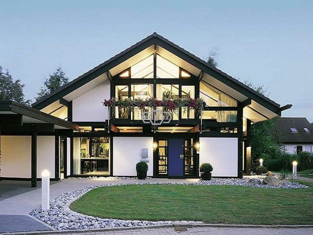 Construction of a country house image