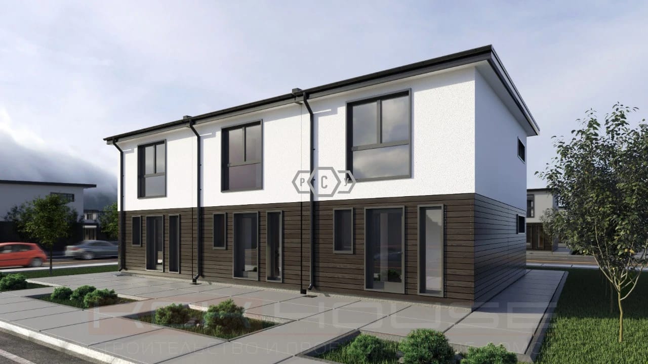 Construction of townhouses image
